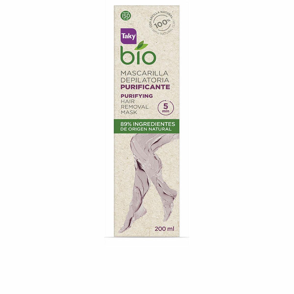 Crema Depilatoria Corporal Taky Bio Natural 0% Purifying 200 ml