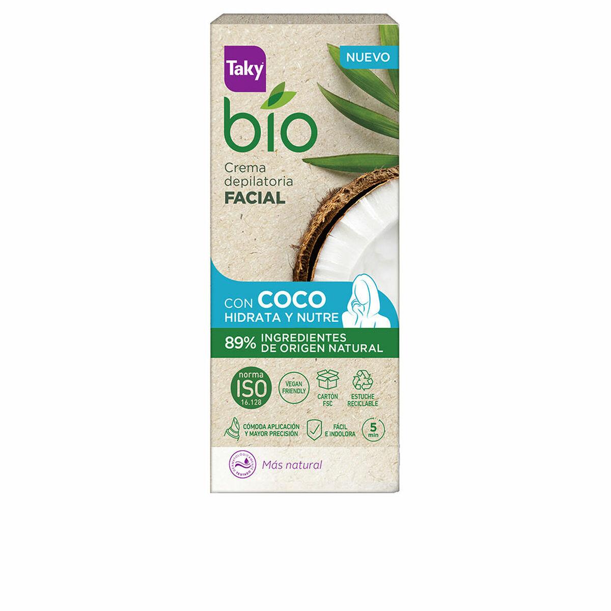 Crema Depilatoria Facial Taky BIO COCO 20 ml