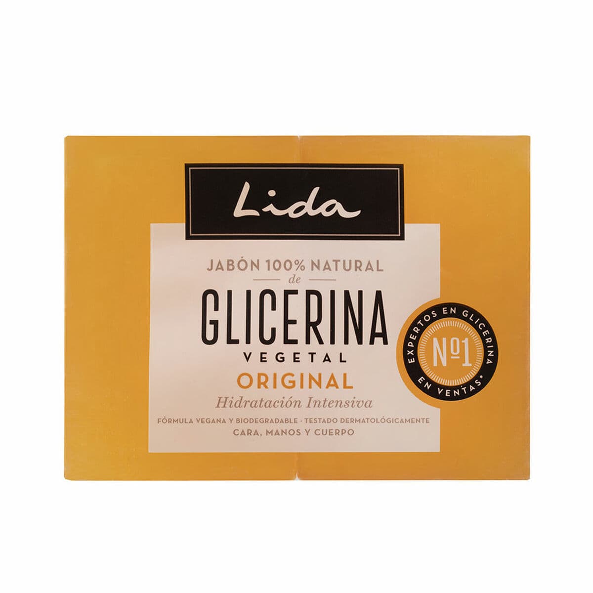 Jabón de Manos Lida NATURAL 125 g 2 Unidades