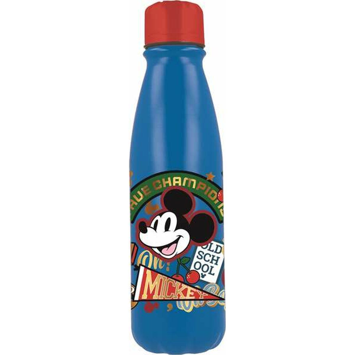Botella de Agua Mickey Mouse True Champions Aluminio 600 ml
