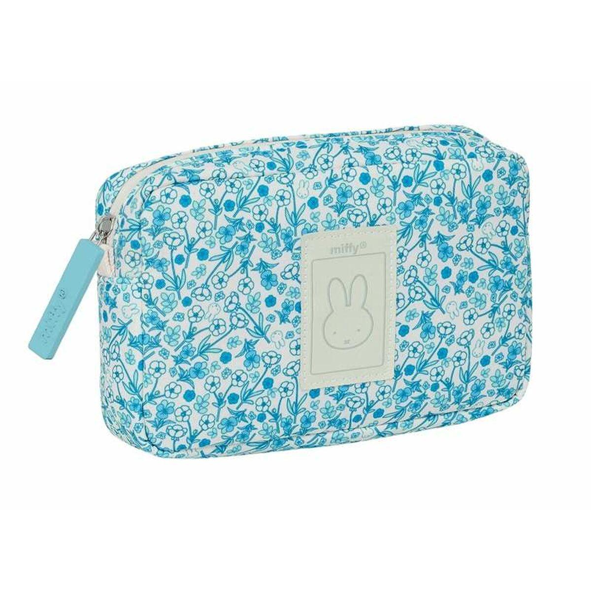 Neceser de Viaje Miffy Garden Turquesa 20 x 13 x 5,5 cm
