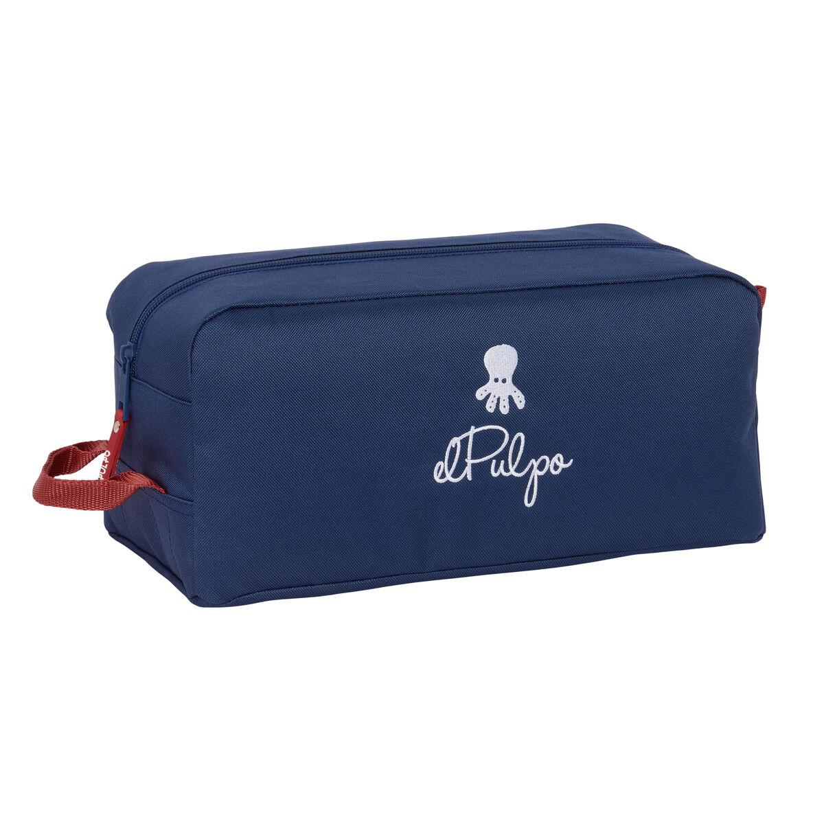 Zapatillero de Viaje El Pulpo Azul marino 34 x 15 x 18 cm