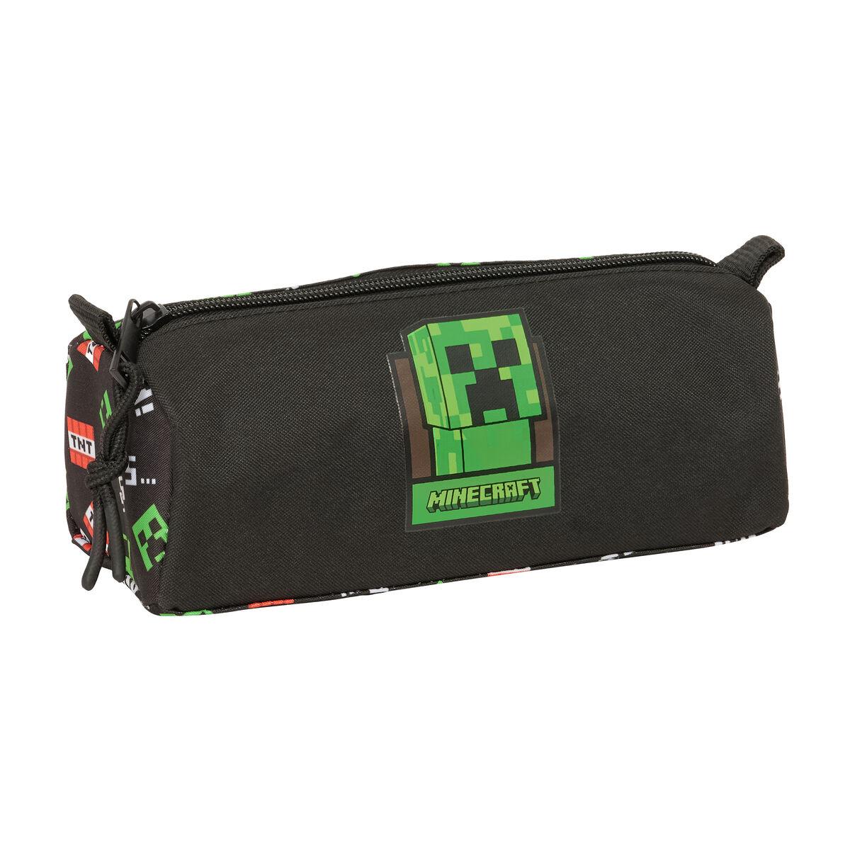 Portatodo Minecraft Negro 21 x 8 x 7 cm