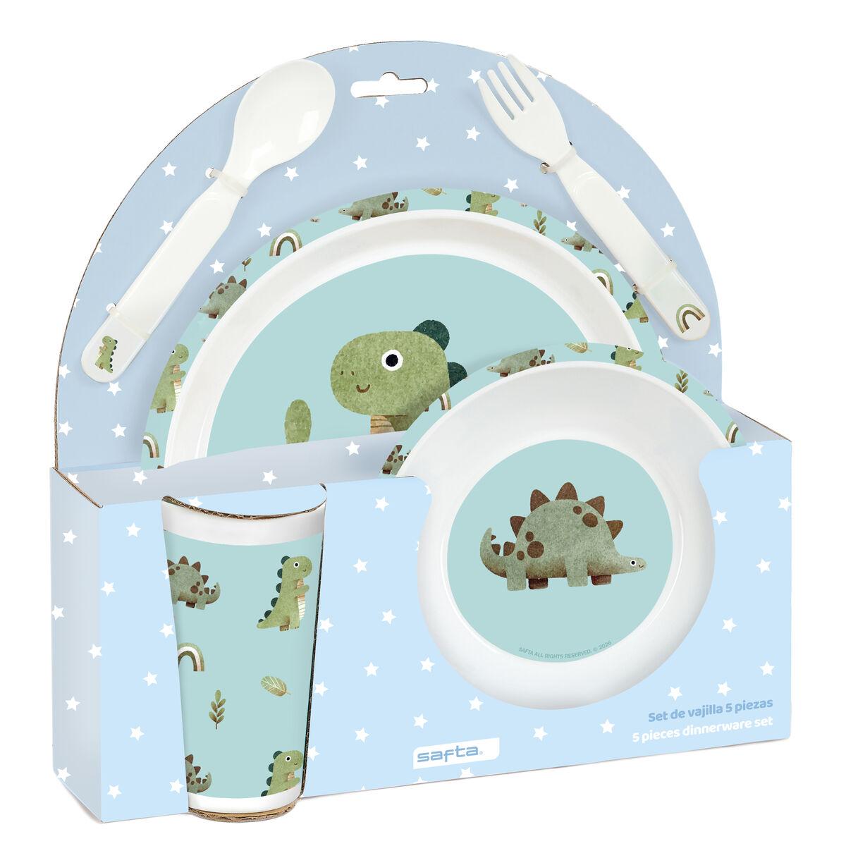 Set de Menaje Infantil Safta Dinos PVC
