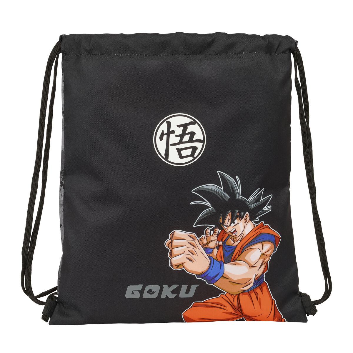Mochila Saco Infantil Dragon Ball Negro 35 x 40 x 1 cm