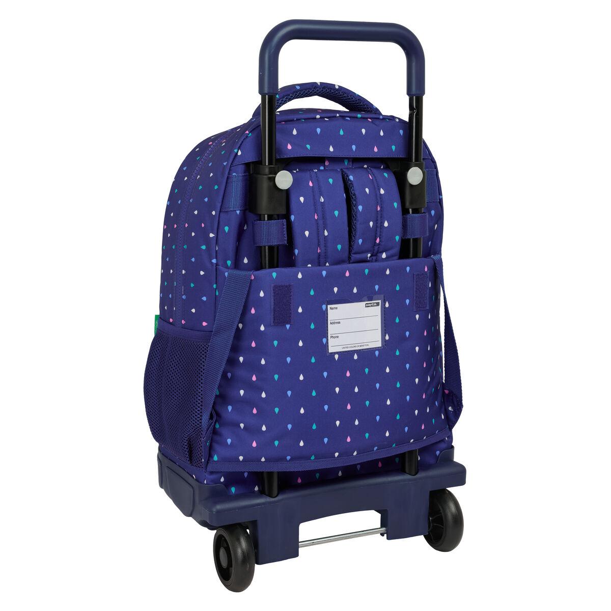 Mochila Escolar Benetton Drop Multicolor 33 x 45 x 22 cm