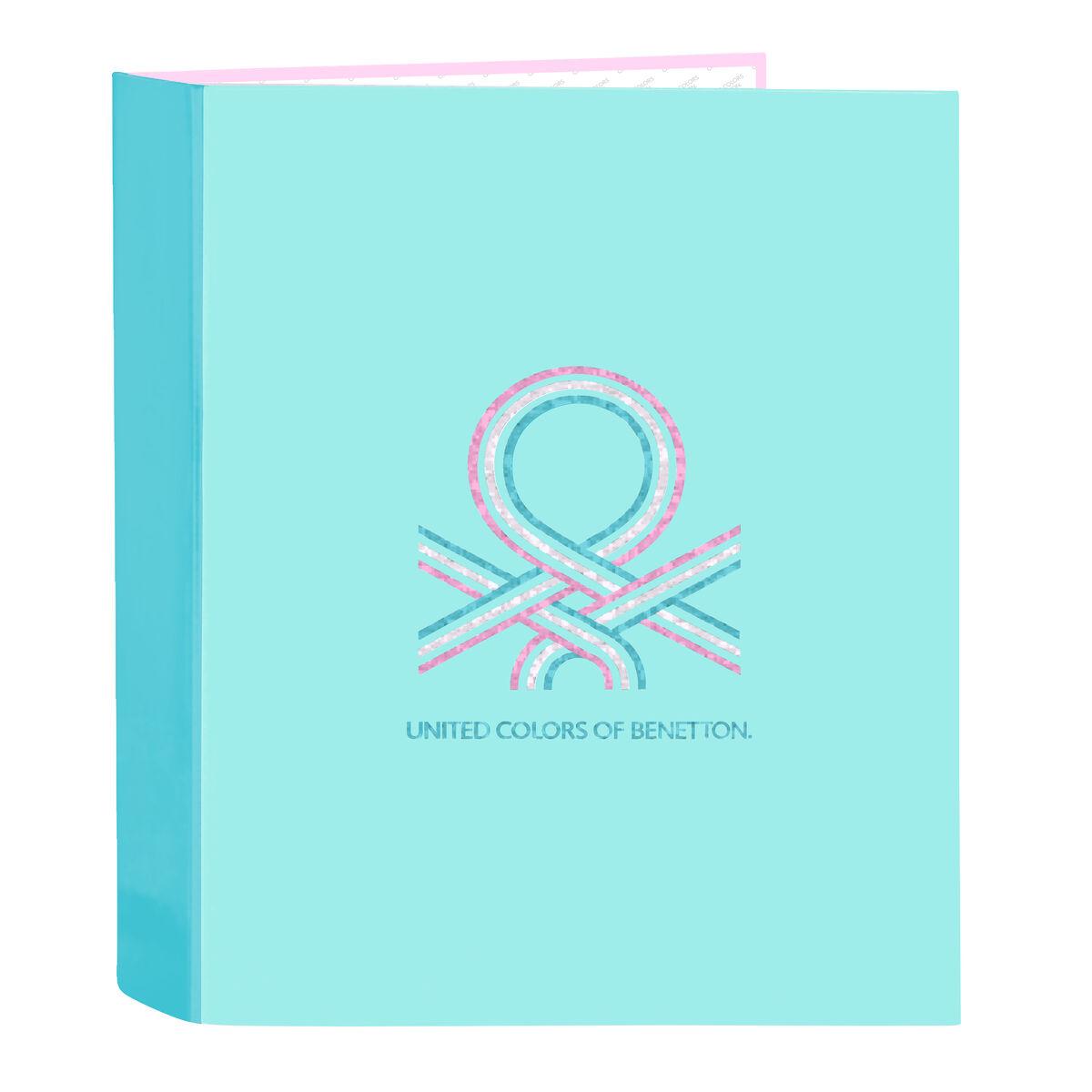 Carpeta de anillas Benetton Dolce Multicolor A4 27 x 33 x 6 cm