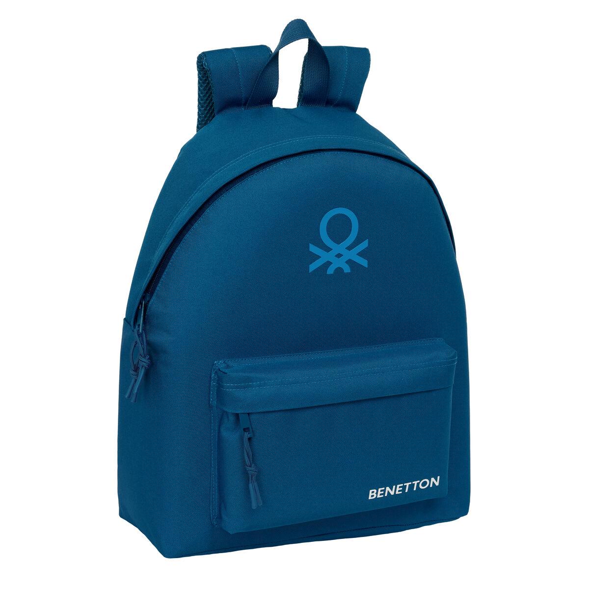 Mochila Escolar Benetton Marino Azul marino 33 x 42 x 15 cm