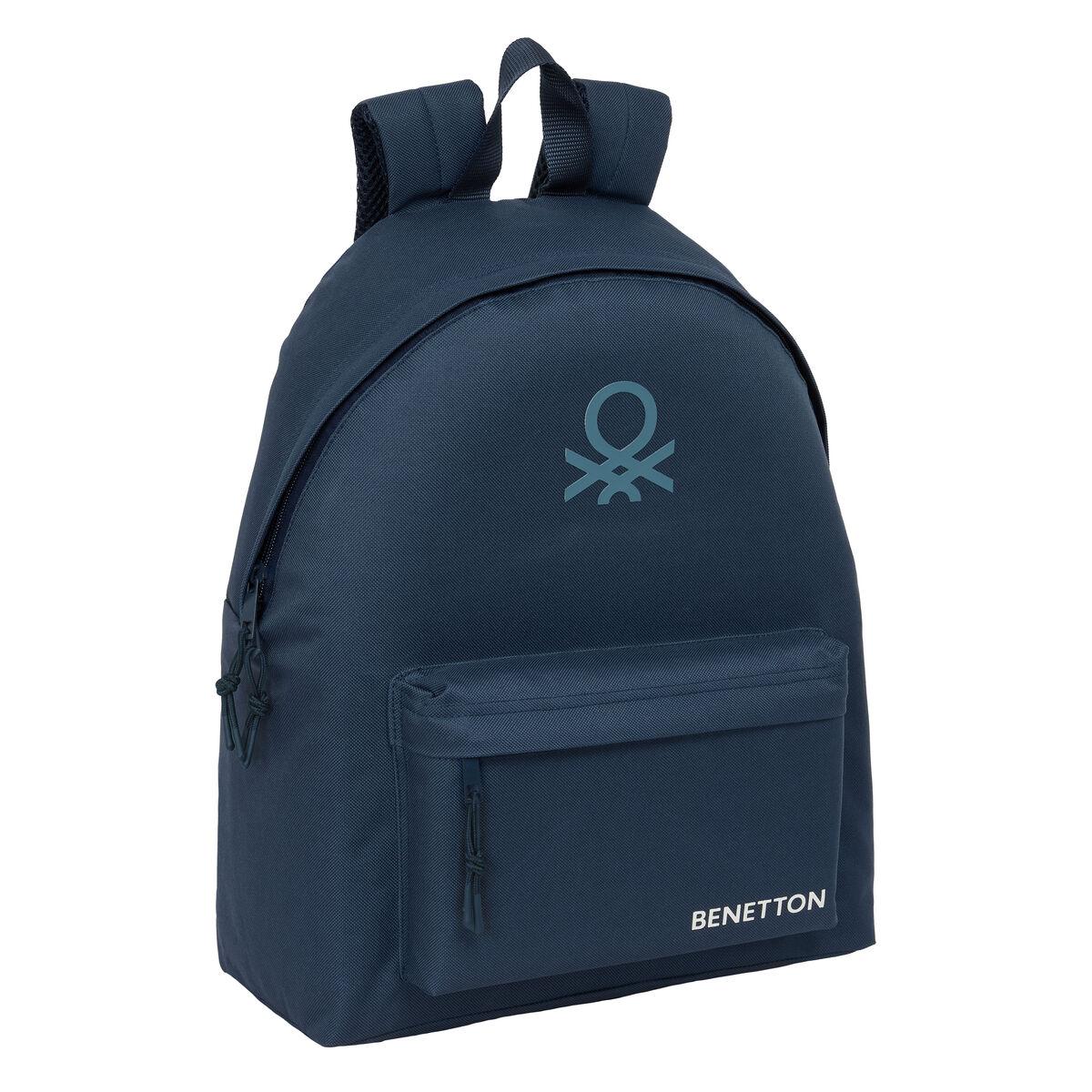 Mochila Escolar Benetton Antracita 33 x 42 x 15 cm