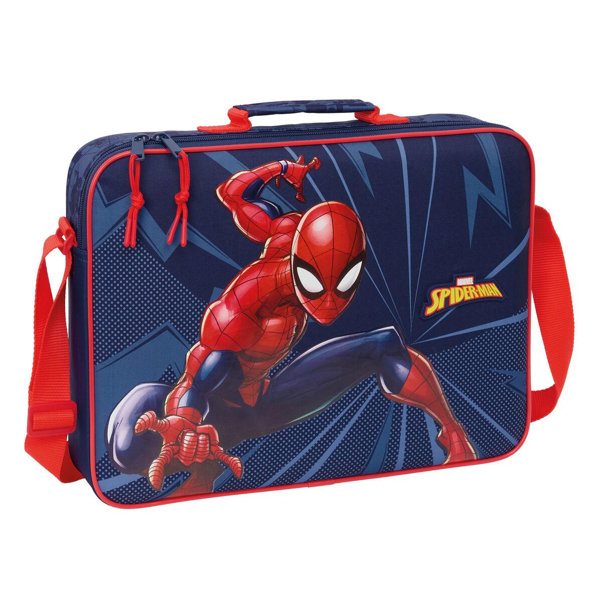 Mochila Escolar Spider-Man Azul 38 x 28 x 6 cm