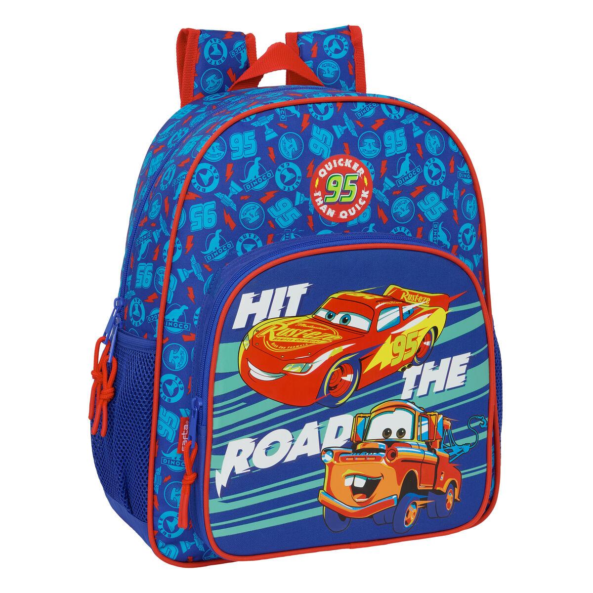 Mochila Escolar Cars Multicolor 32 x 38 x 12 cm