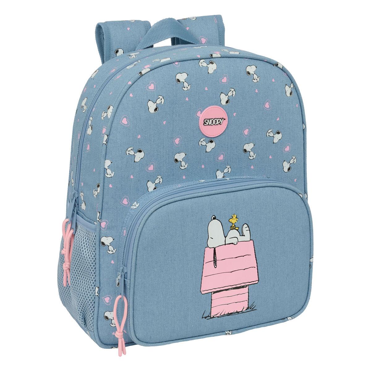 Mochila Escolar Snoopy 32 x 38 x 12 cm