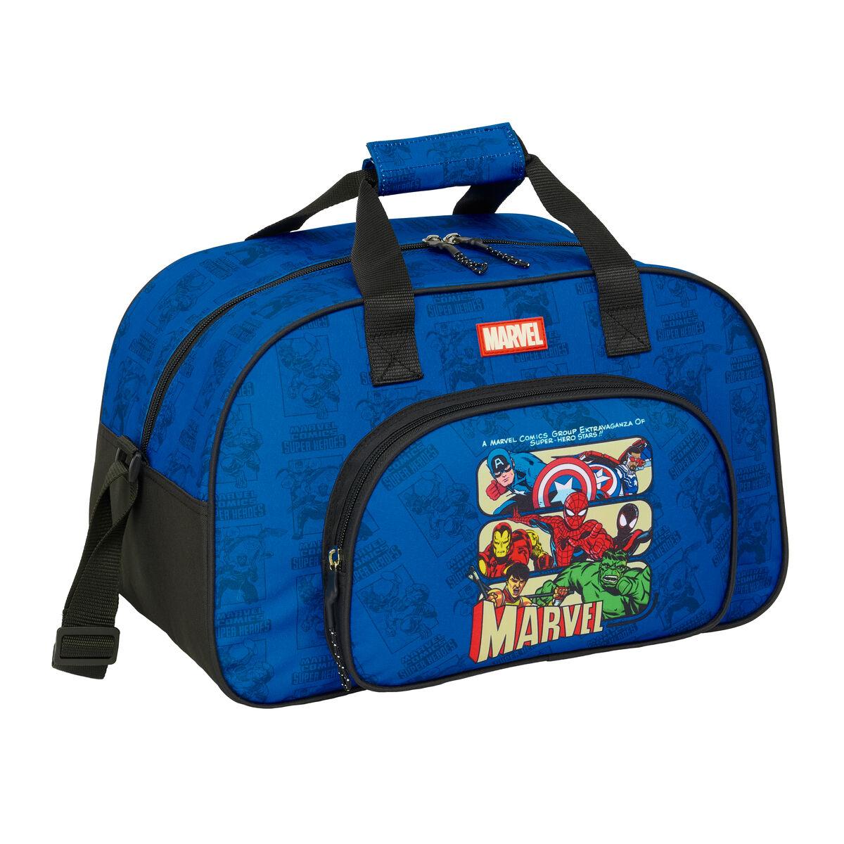 Bolsa de Deporte The Avengers Azul Negro 40 x 24 x 23 cm