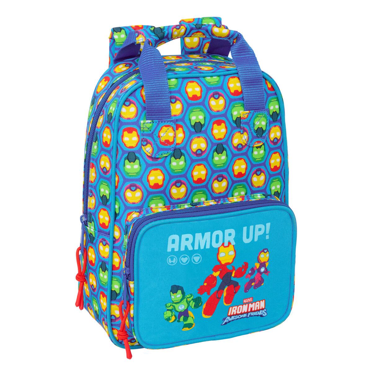 Mochila Escolar Iron Man Multicolor 20 x 28 x 8 cm