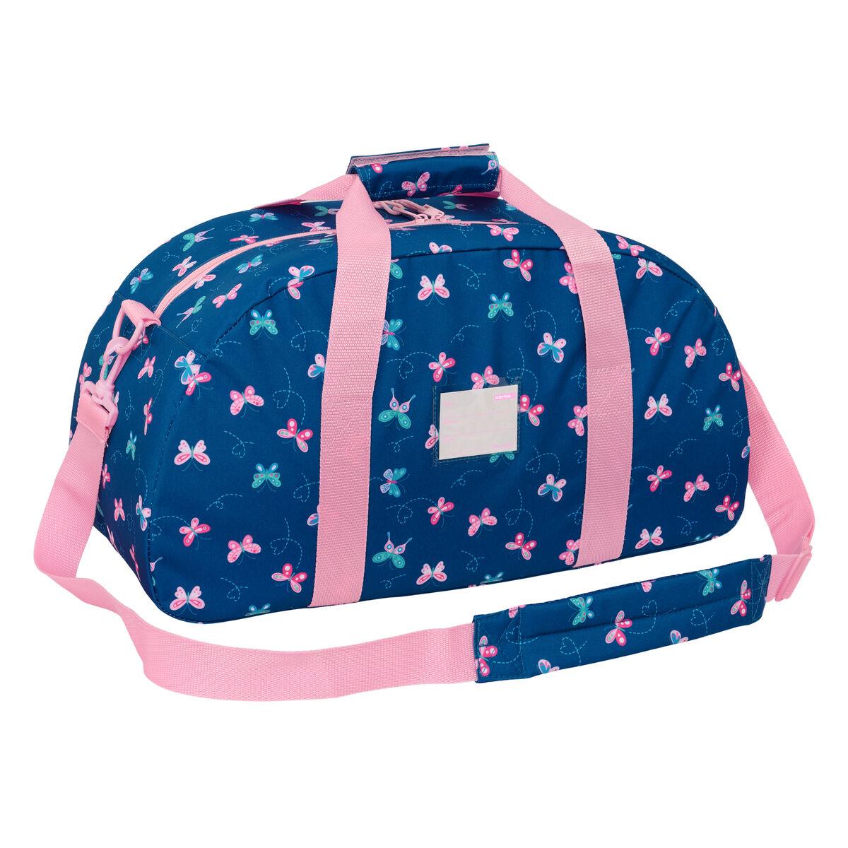 Bolsa de Deporte BlackFit8 Mariposas Multicolor 50 x 26 x 20 cm