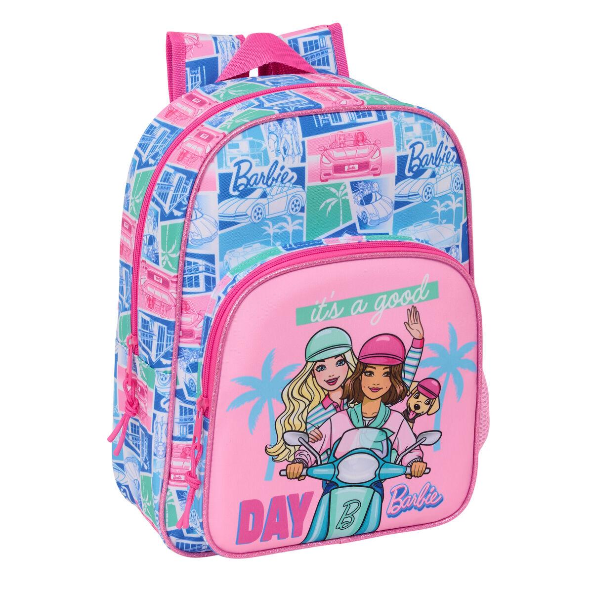 Mochila Escolar Barbie Multicolor 26 x 34 x 11 cm