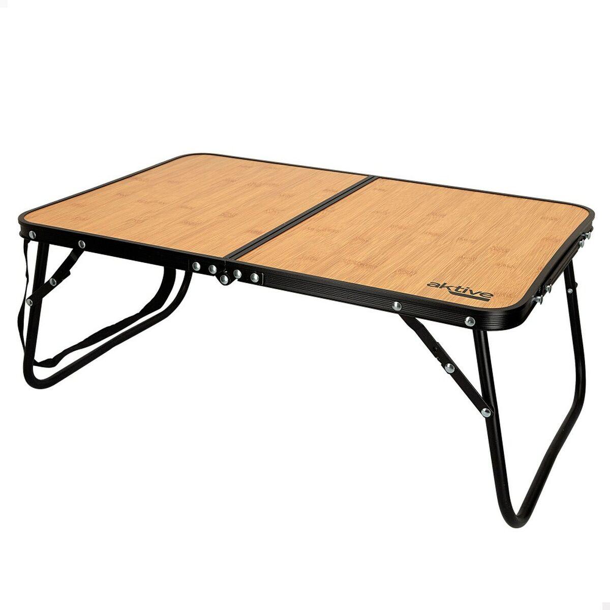 Mesa Plegable Aktive Negro 60 x 25 x 40 cm