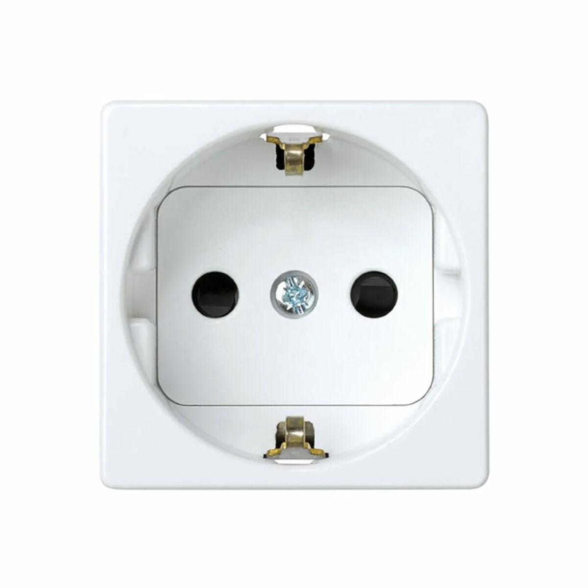 Base de enchufe Simon serie 27 Blanco Schuko