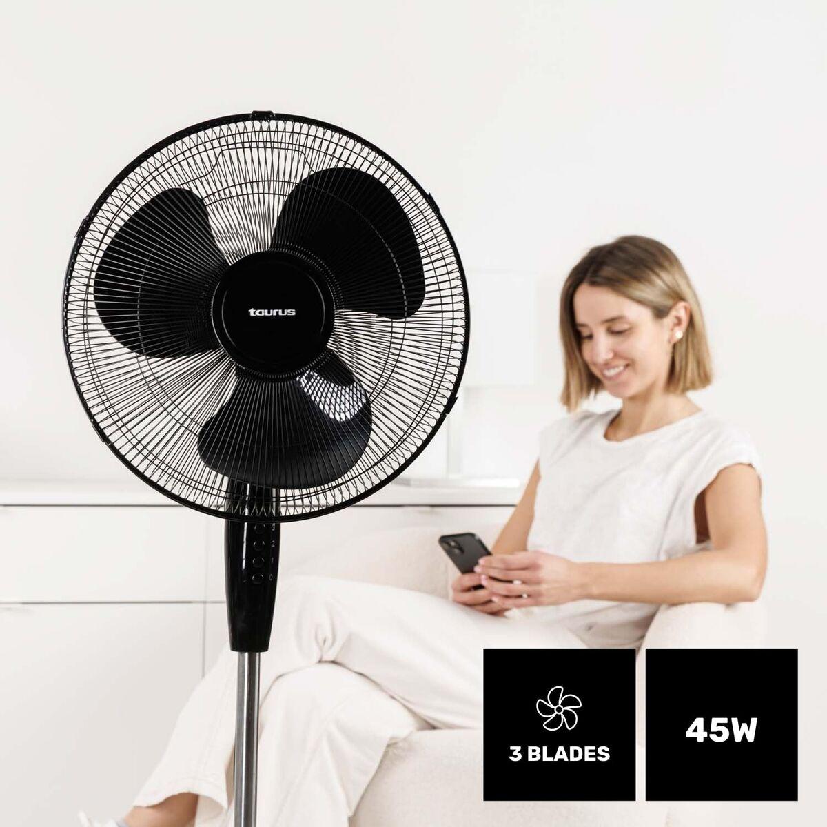 Ventilador de Pie Taurus 944689000 Negro
