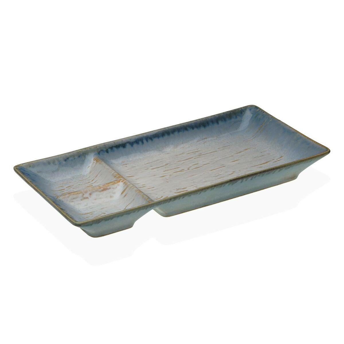 Bandeja de Aperitivos Versa Azul 11,5 x 2,7 x 25 cm Sushi