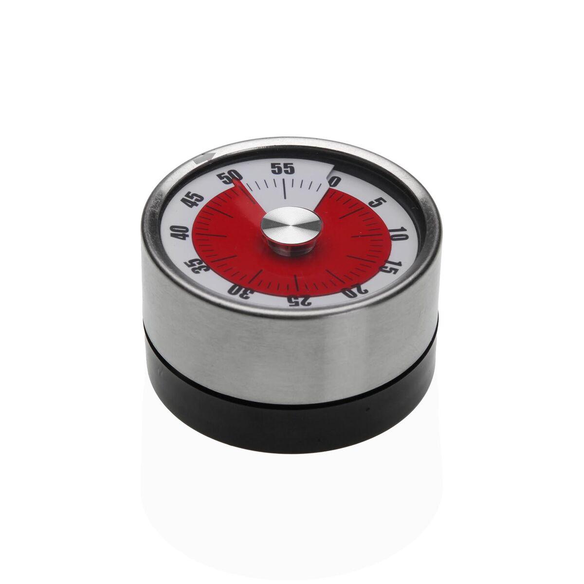 Temporizador de Cocina Versa 6,5 x 3,5 x 6,5 cm Rojo