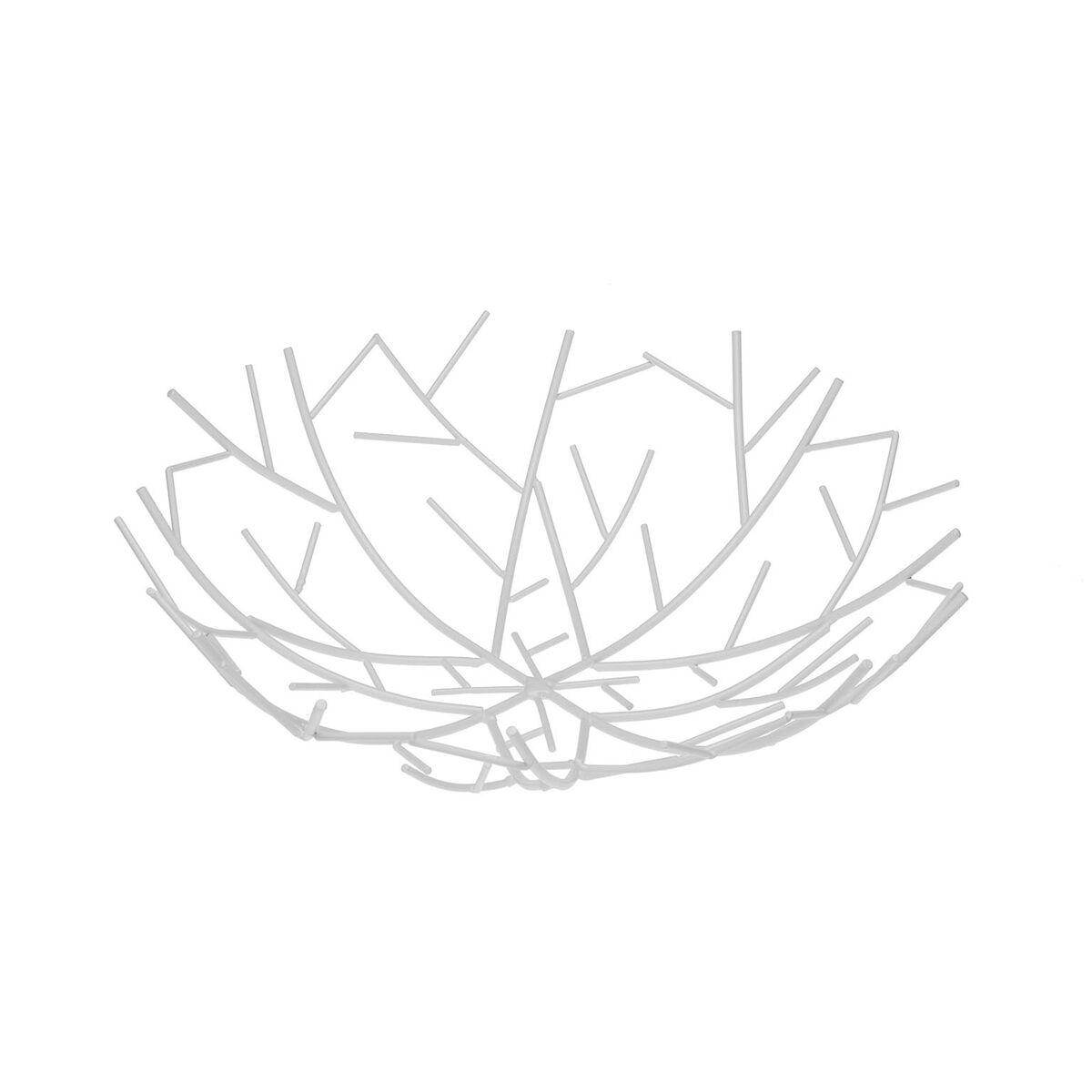 Frutero Versa Blanco Metal Acero 30 x 9 x 30 cm