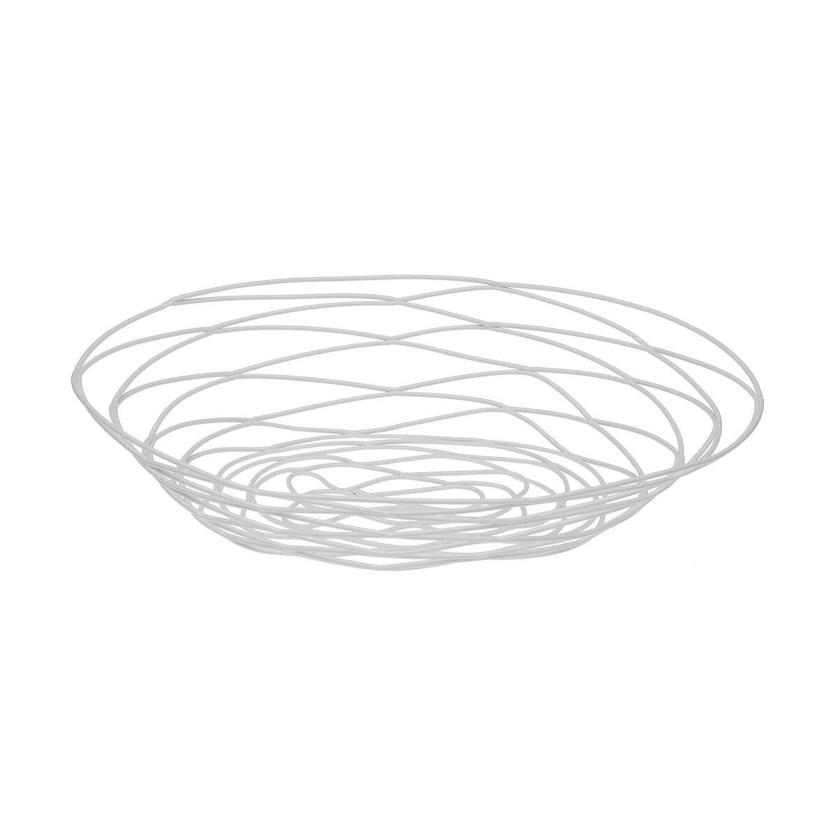 Frutero Versa Blanco Metal Acero 23 X 7 X 31 CM