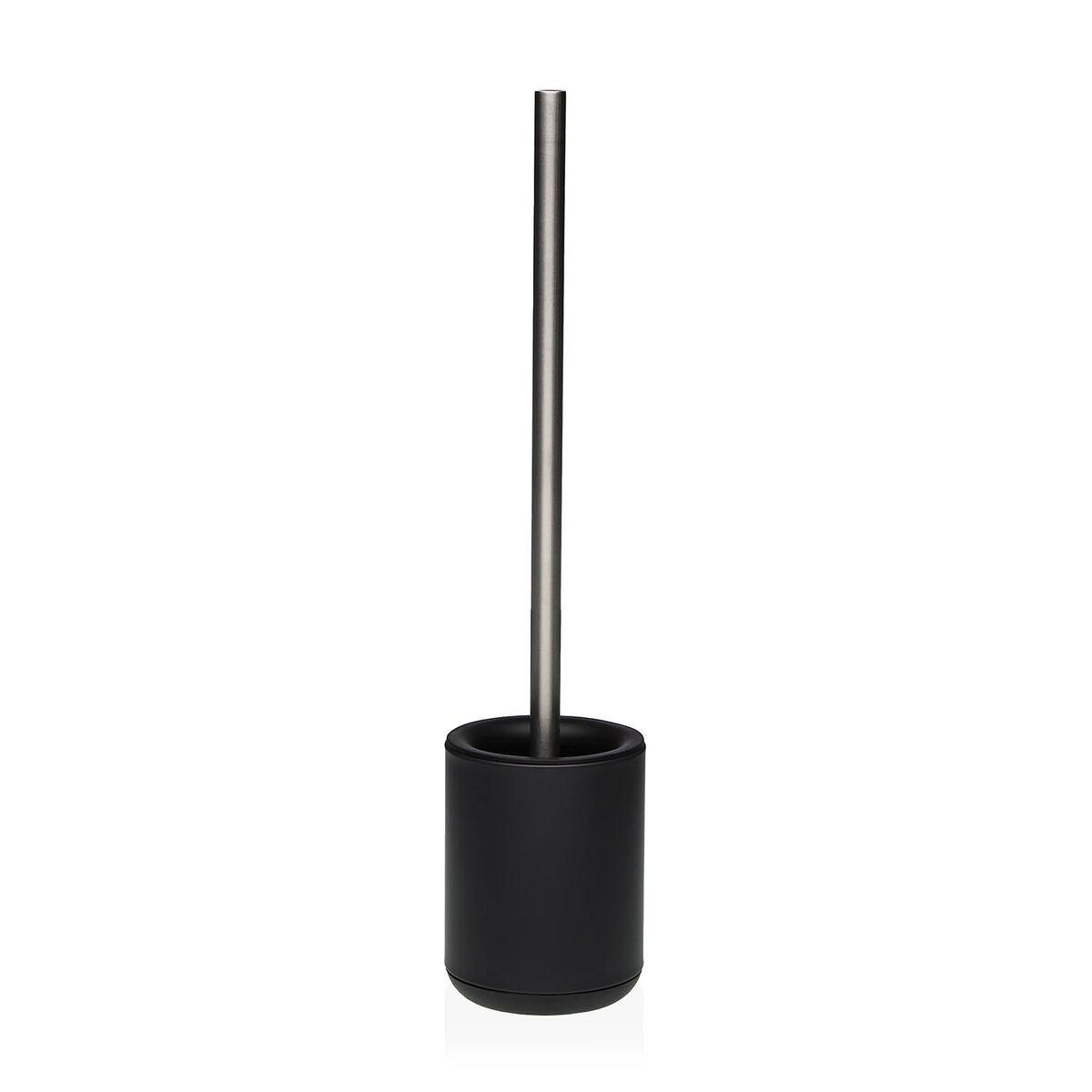 Escobilla para el Baño Versa Negro Metal Acero Polipropileno TPR 10,5 x 47,5 x 10,5 cm