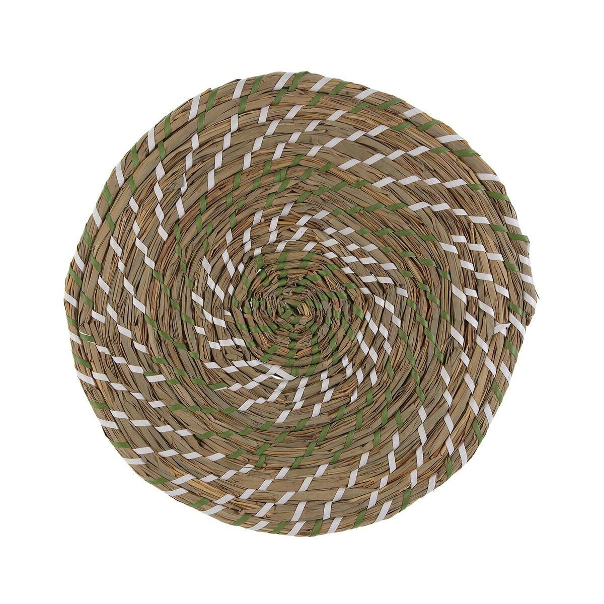 Salvamantel Versa Blanco Verde Textil Jacinto de agua 38 cm