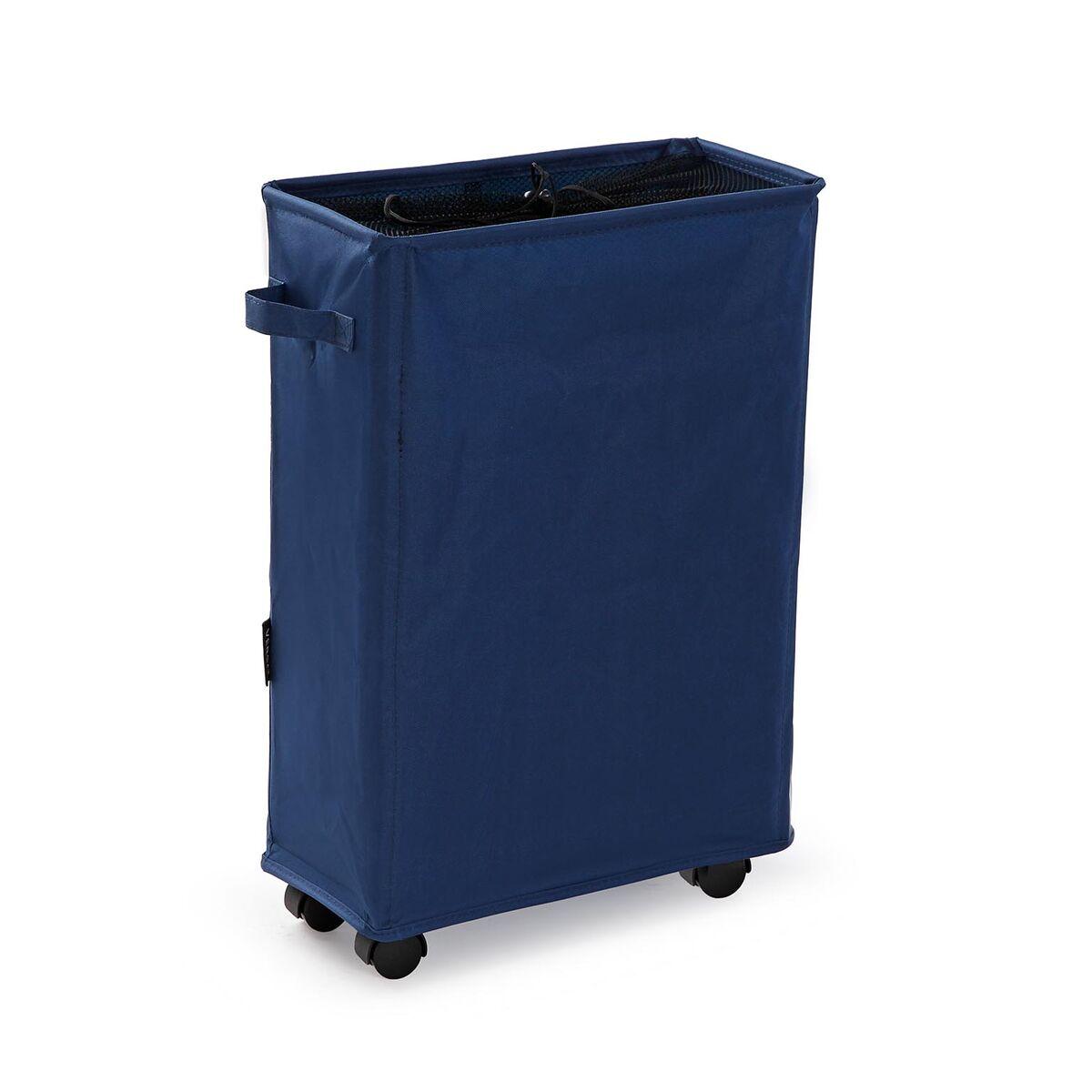 Cesto para la Ropa Sucia Versa Azul Minimalista 18,5 x 58 x 39 cm