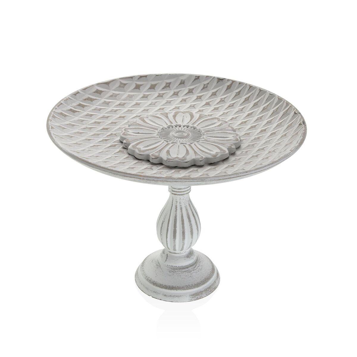 Centro de Mesa Versa Blanco Madera MDF 30 X 14,5 X 30 CM