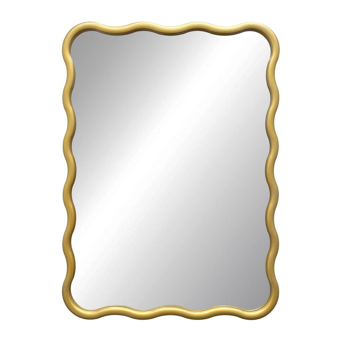 Espejo de pared Versa Dorado 2,2 X 73 X 53 CM