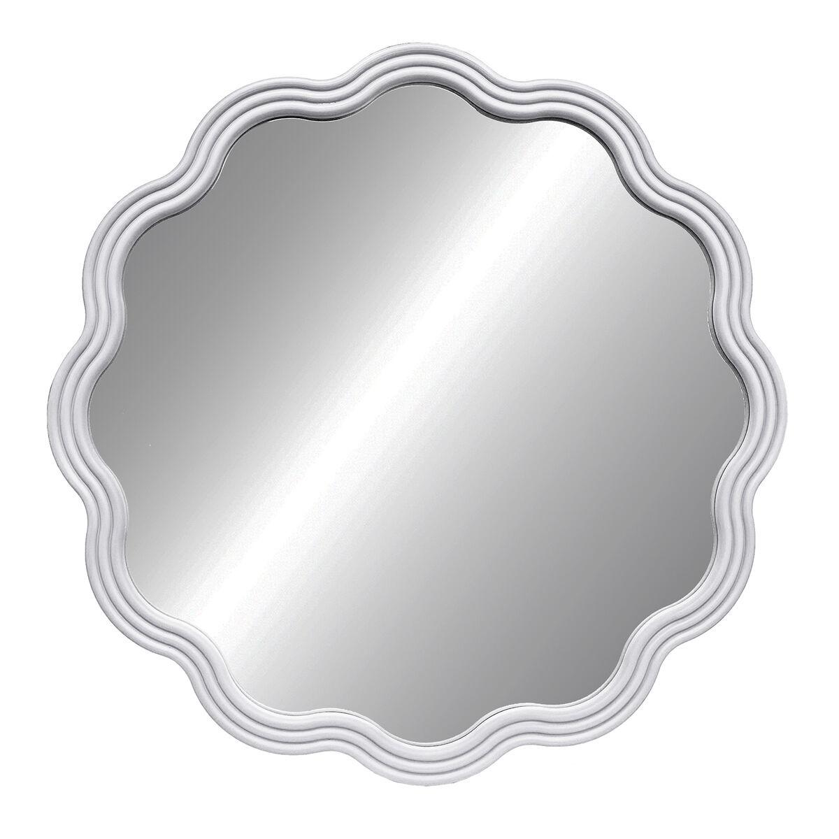 Espejo de pared Versa Blanco 3 x 60 x 60 cm