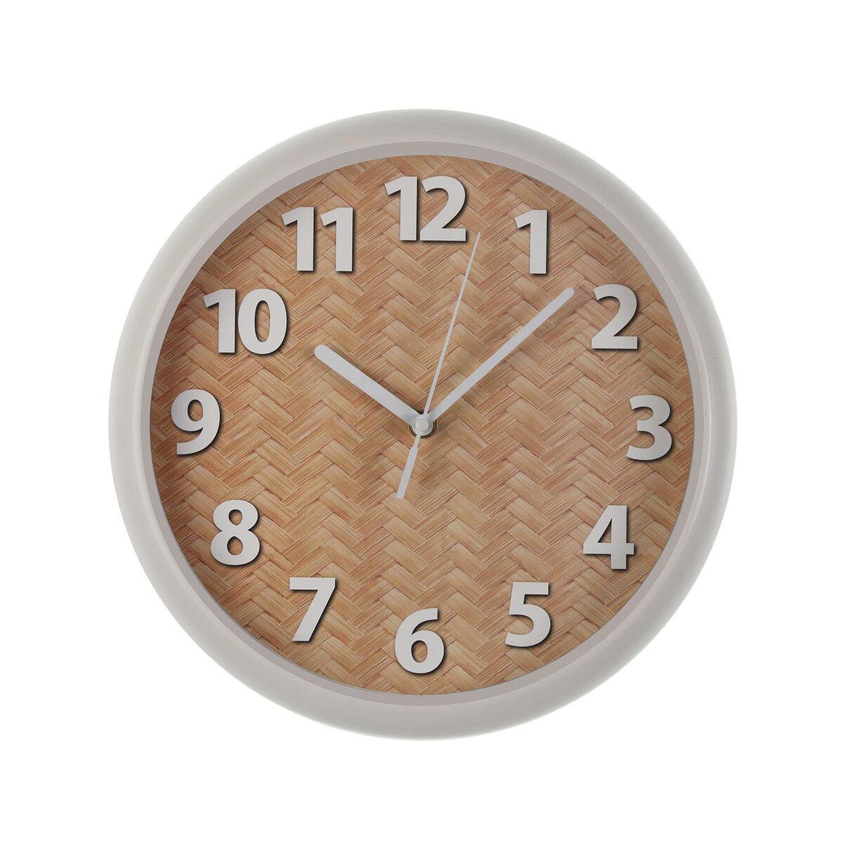 Reloj de Pared Versa Plástico 30 x 30 x 4,5 cm