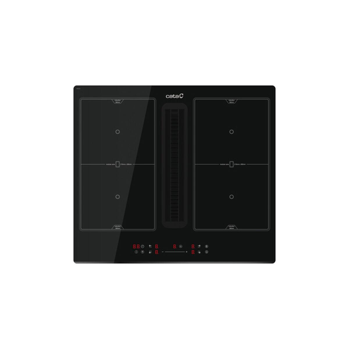 Placa de Inducción con Extractor integrado Cata IAS6024 4 FLEX IND 7200 W