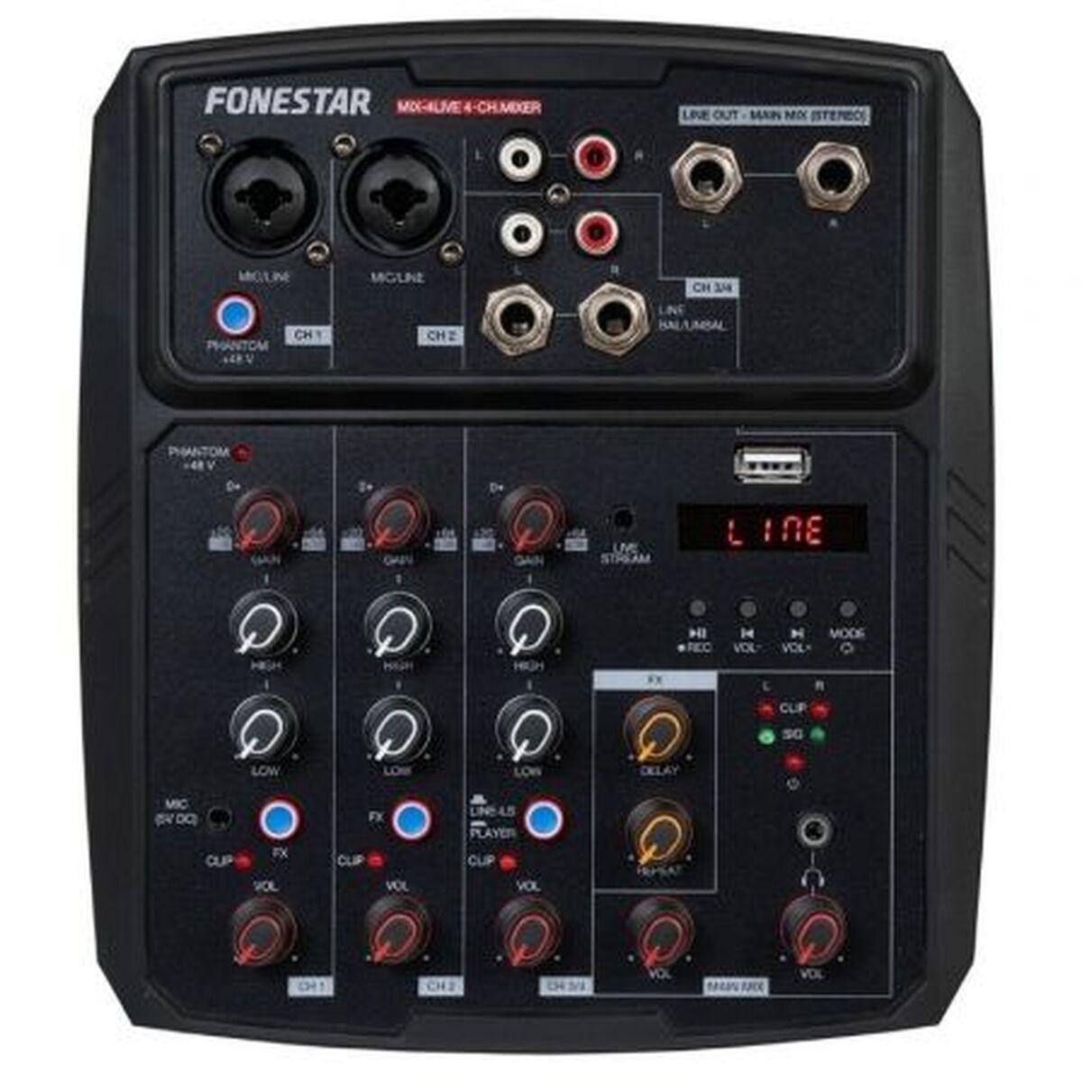 Mesa de DJ FONESTAR MIX-4LIVE