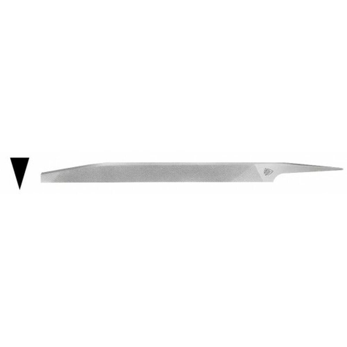 Lima Plana ERIZO 8" Entrefina Triangular Cuchillo