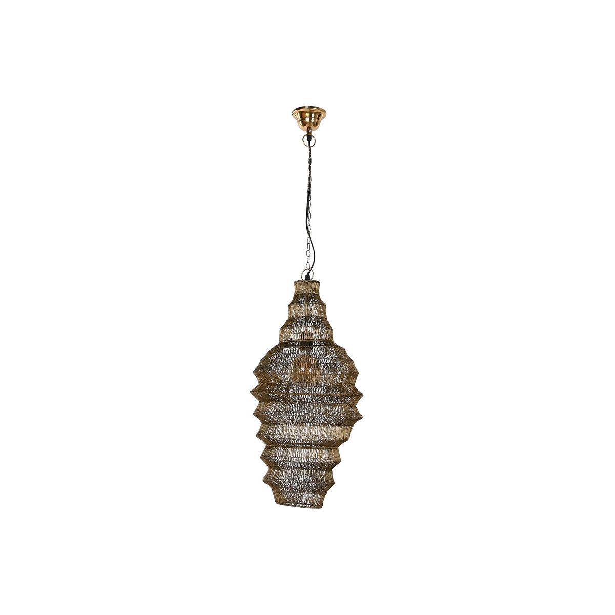 Lámpara de Techo Home ESPRIT Dorado Metal Hierro 50 W 36 x 36 x 68 cm