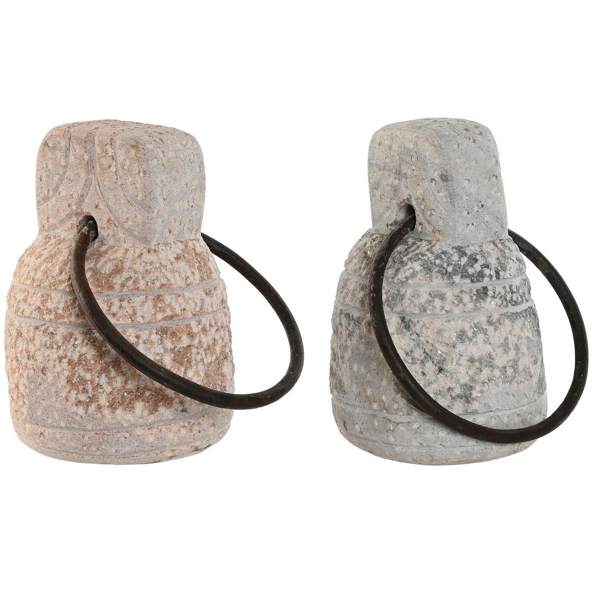 Sujetador de puerta Home ESPRIT Piedra Hierro 15 x 15 x 26 cm