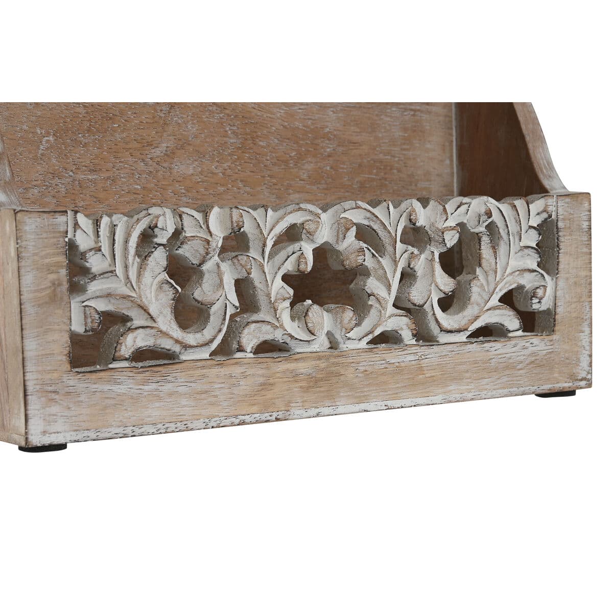 Organizador Multiusos Home ESPRIT Blanco Natural