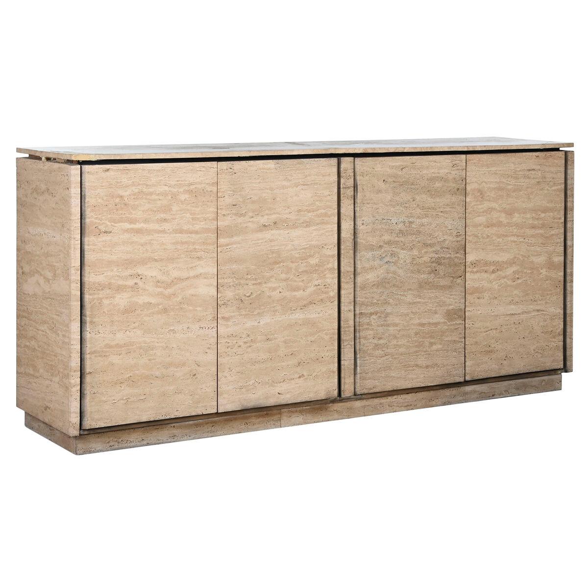 Aparador Home ESPRIT Natural Madera Mármol 180 x 40 x 85 cm