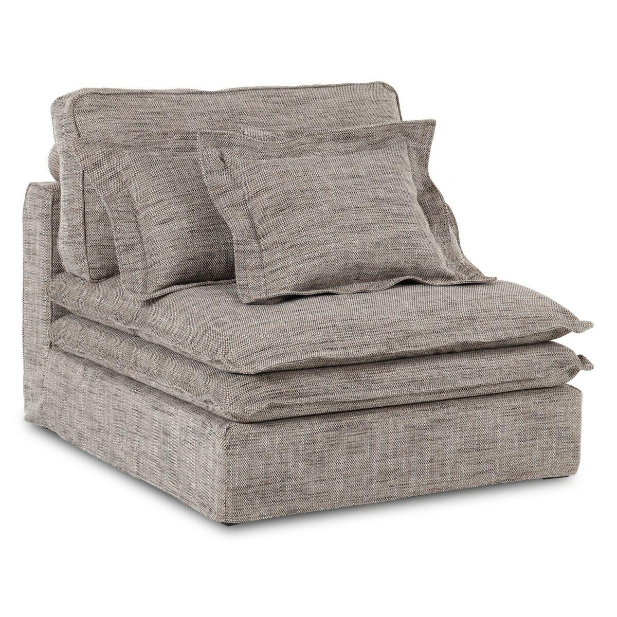 Módulo de sofá Home ESPRIT Marrón claro 102 X 120 X 95 CM Central