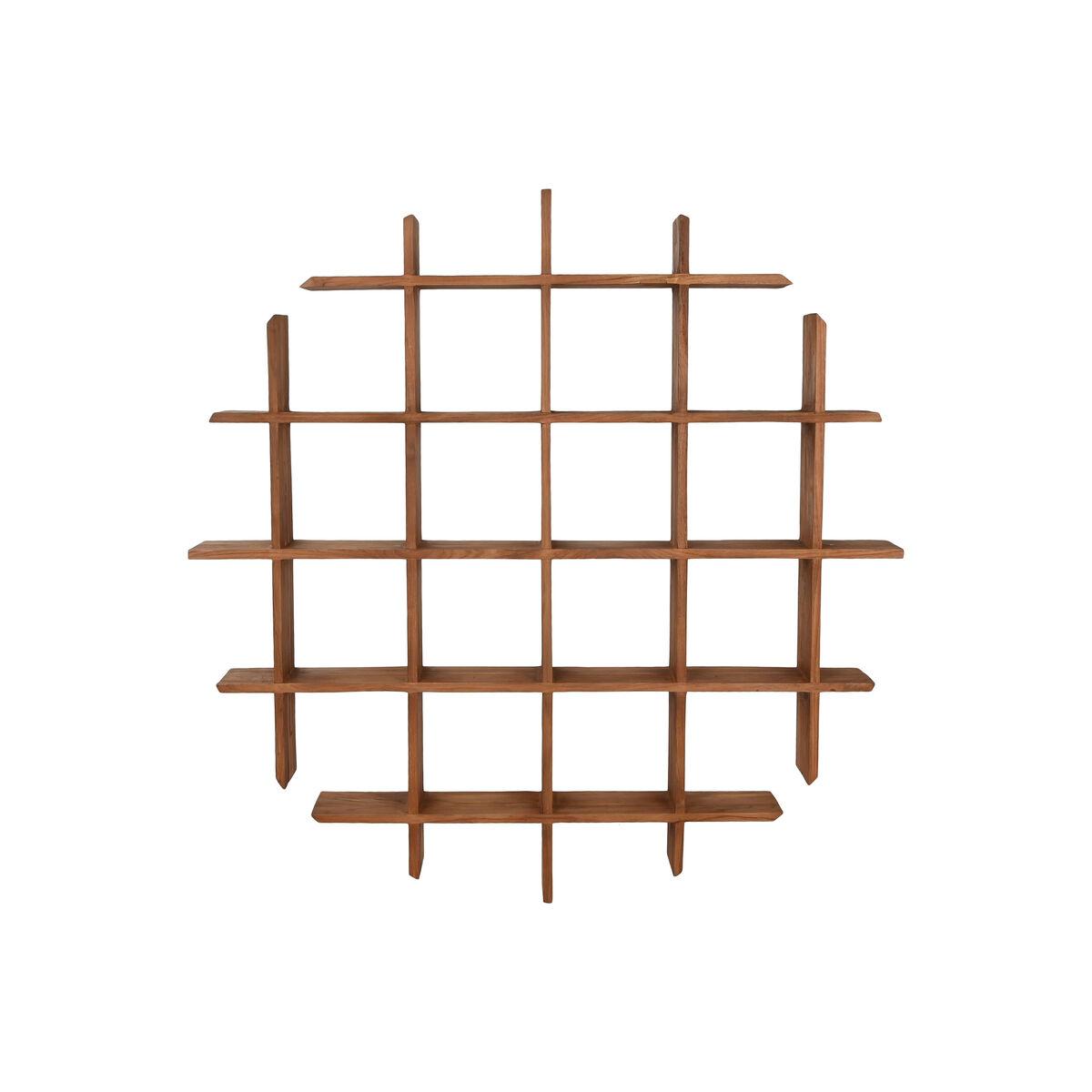 Estantería Home ESPRIT madera de teca 120 x 15 x 120 cm