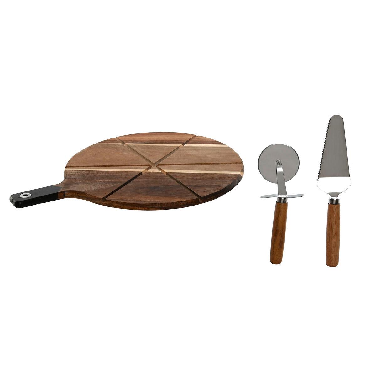 Tabla de cortar Home ESPRIT Natural 30 x 40 x 1,5 cm (3 Piezas)