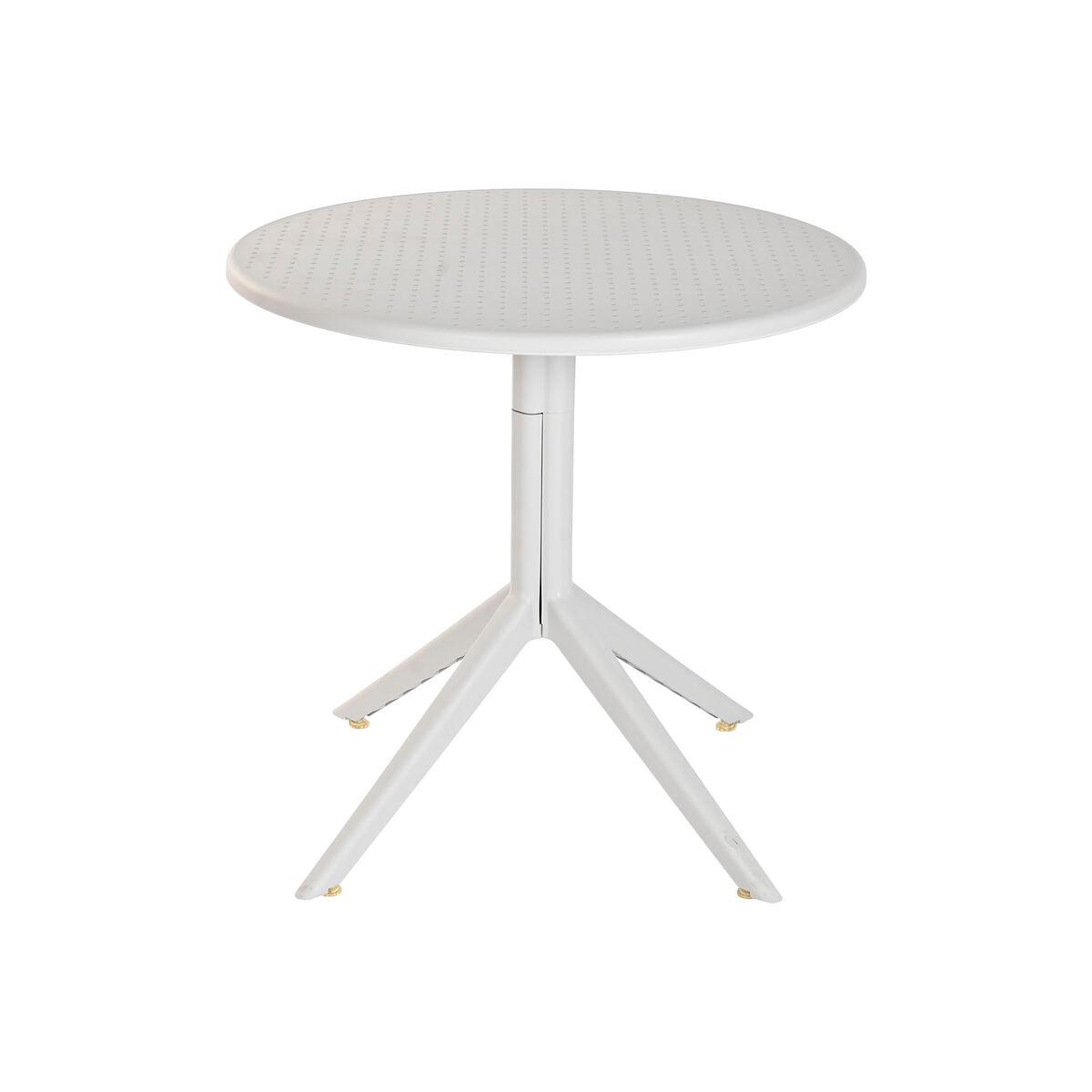 Mesa de Comedor Home ESPRIT Gris Metal Polipropileno 80 x 80 x 75 cm