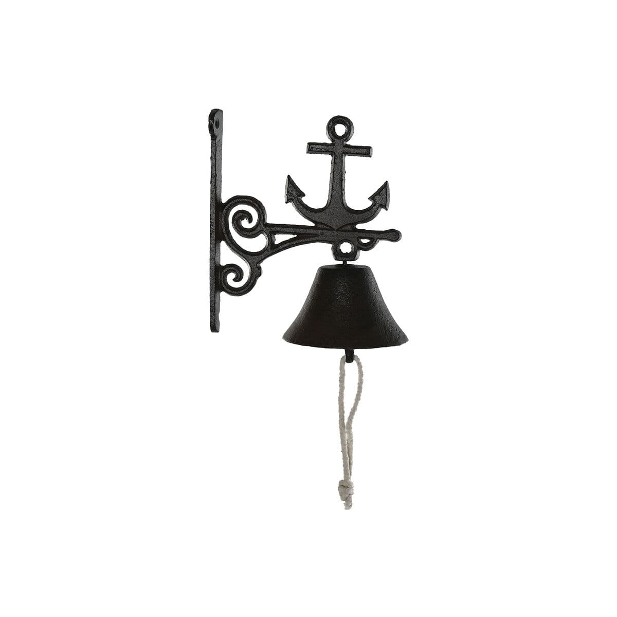Campana Home ESPRIT Marrón Negro Hierro 16 x 10 x 17 cm