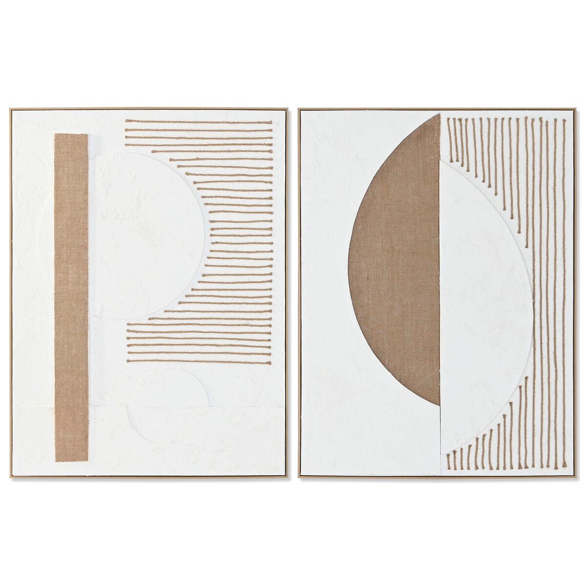 Cuadro Home ESPRIT Papel Poliestireno 92,5 x 4,5 x 122,5 cm