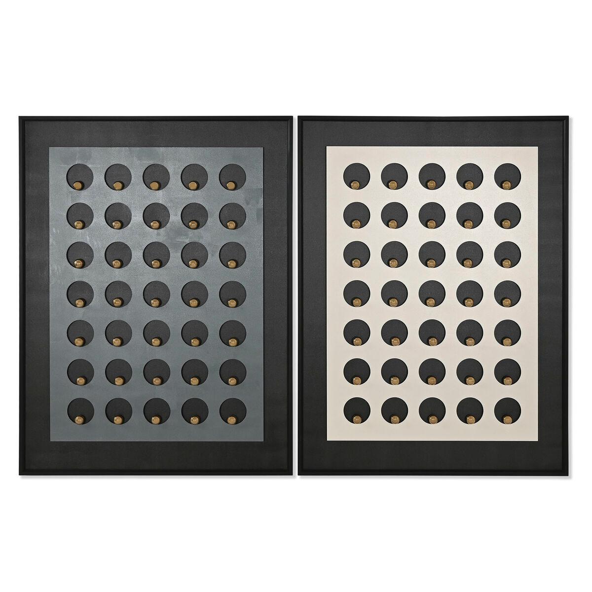 Lienzo Home ESPRIT Poliestireno Lienzo 90 x 3,5 x 120 cm