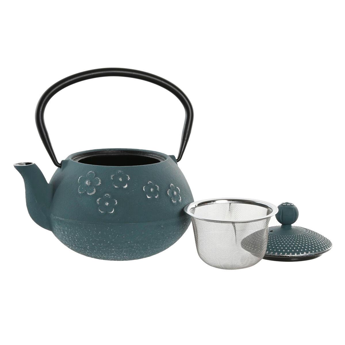 Tetera Home ESPRIT Azul Acero Inoxidable Hierro 800 ml