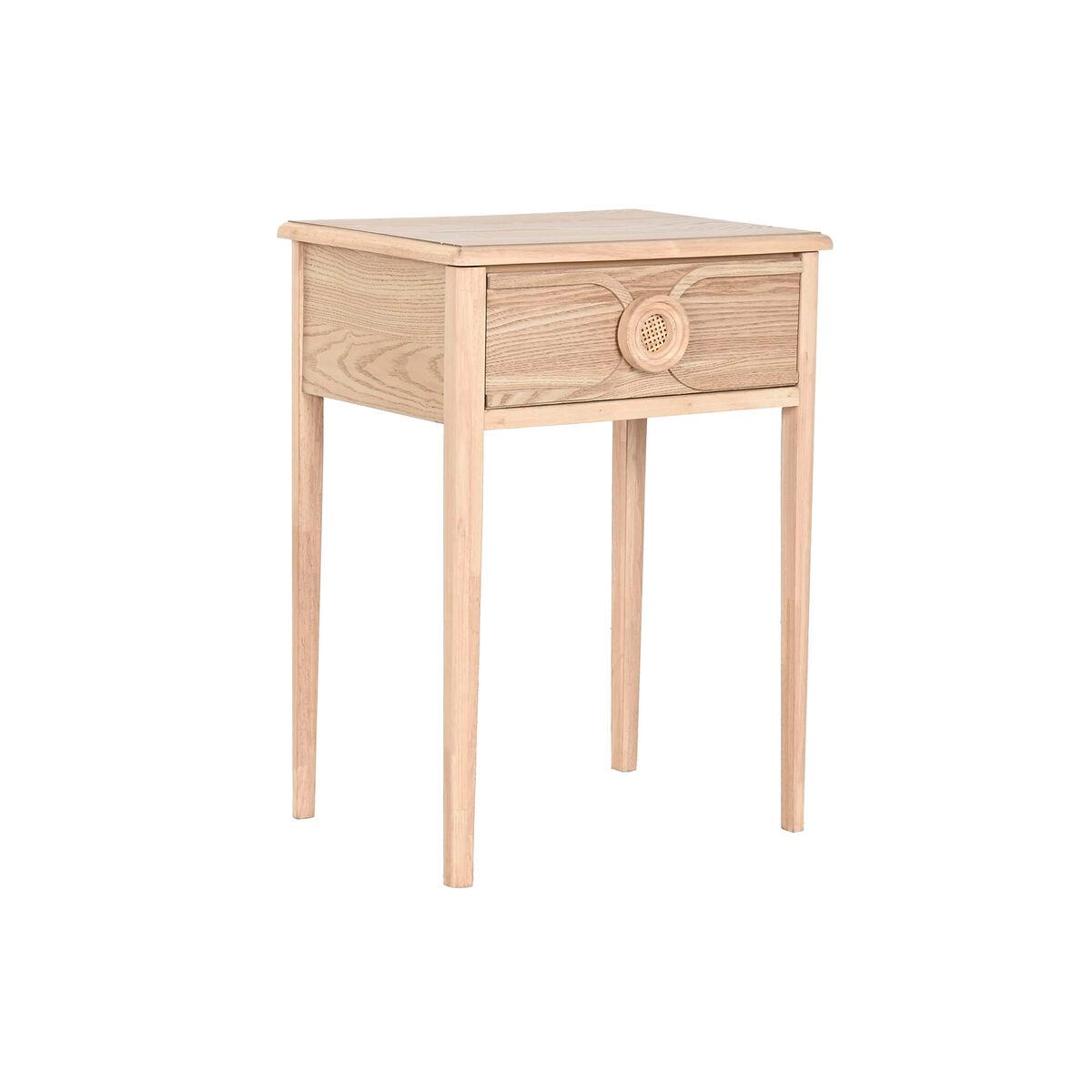 Mesita de Noche Home ESPRIT Natural 48 x 35 x 65 cm